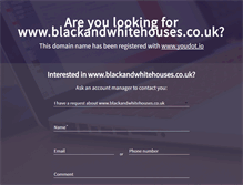 Tablet Screenshot of blackandwhitehouses.co.uk